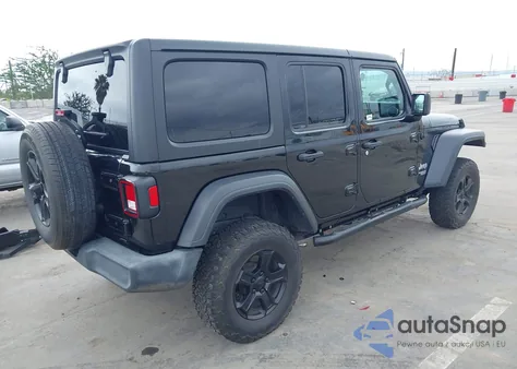 2018 Jeep Wrangler Unlimited Sport S 4X4 z USA, uszkodzony, nr VIN 1C4HJXDG2JW273651